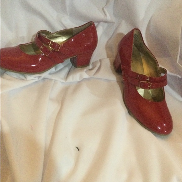 American Eagle Outfitters Red Patent leather heels - Picture 4 of 5